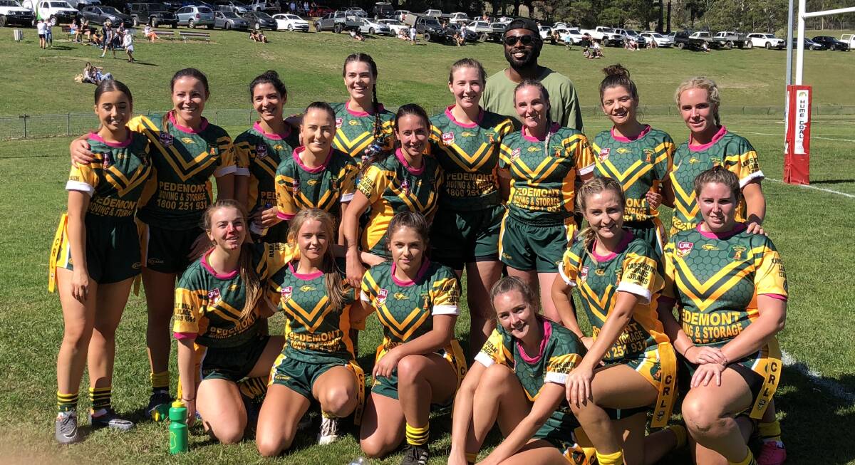 The Mittagong Lions ladies league tag team. Photo: Contributed