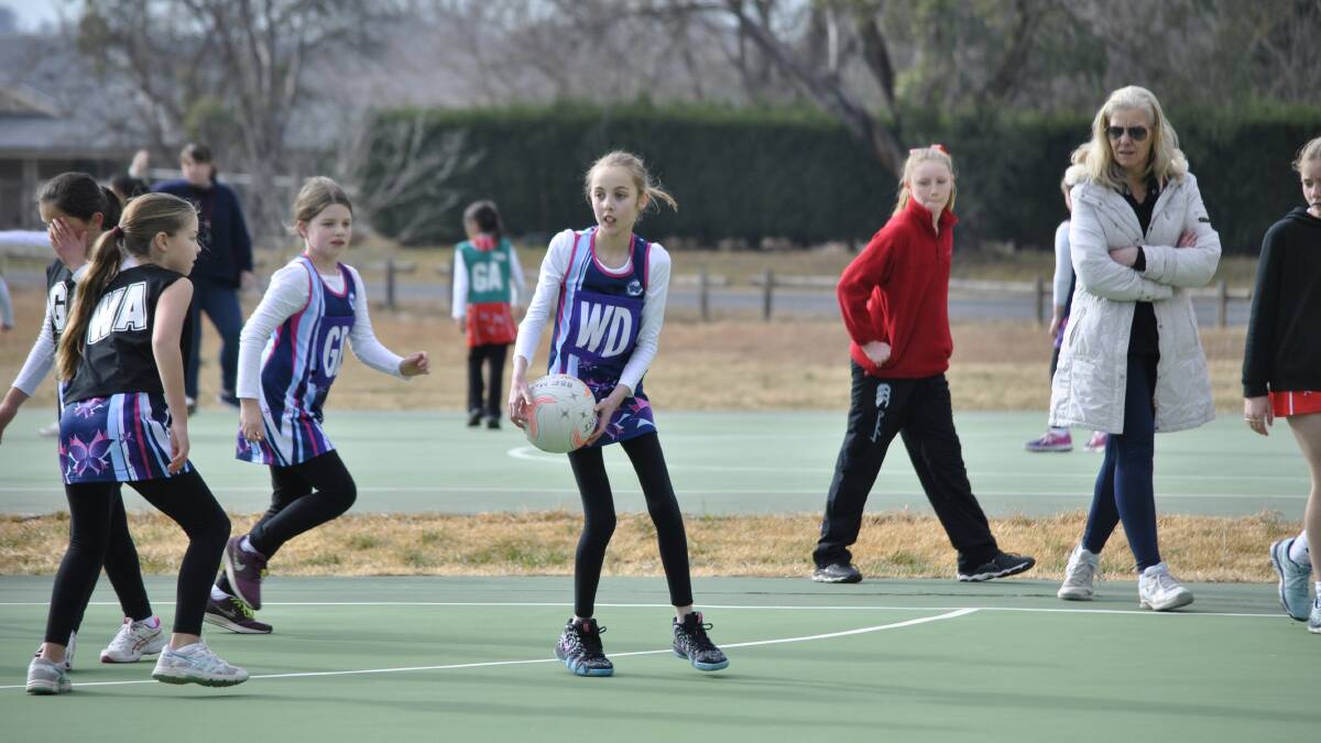 COURT PLAY: Netballers put in their best efforts in round 12 of the Southern Highlands Netball Association competition on the weekend. Photo: File/Emily Bennett