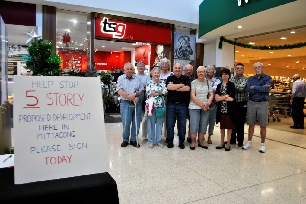 A petition was available to sign at Mittagong Marketplace on Monday.