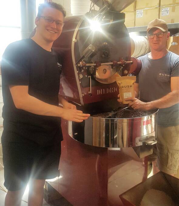 Rush Roasting Co's Andrew Shanahan and Baedon Terry took no chances with this year’s entry in the 2018 Golden Bean Awards.