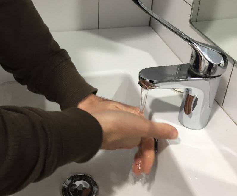 Hand sanitiser is a good alternative when you can't wash your hands. Photo: File