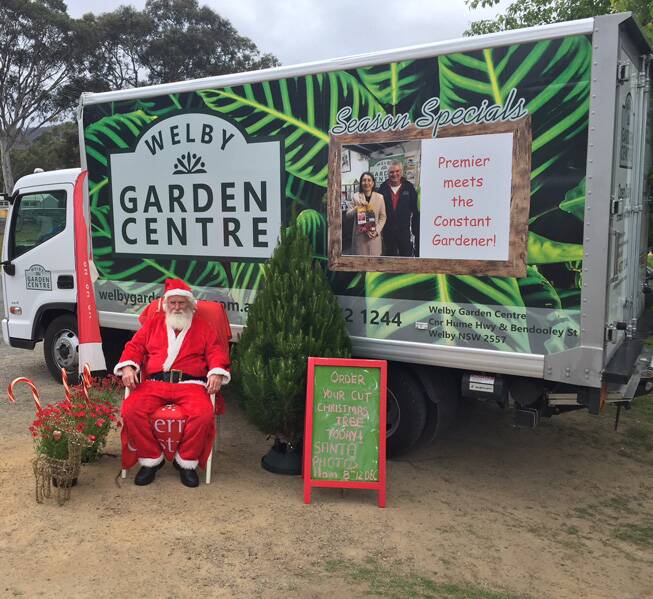 HO HO HO: Get your photo taken with Santa and support Challenge Southern Highlands from 11am on Wednesday, December 12. Photo: Welby Garden Centre
