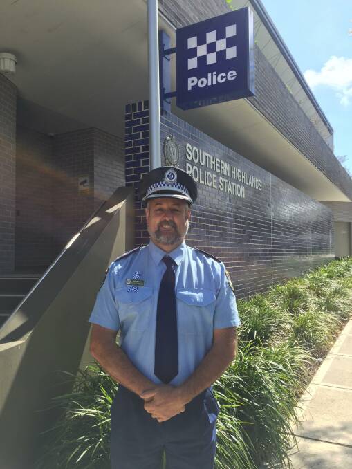 Superintendent Paul Condon at the Southern Highlands Police Station.