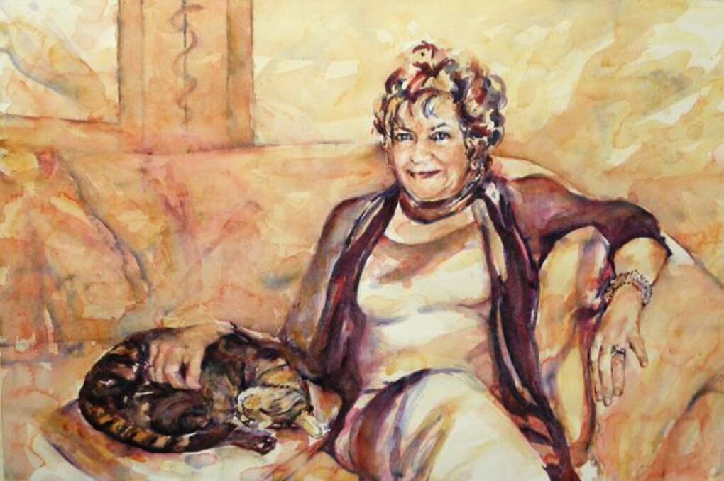Portrait of Ann Carr-Boyd painted by artist Dee Jackson. Photo: supplied