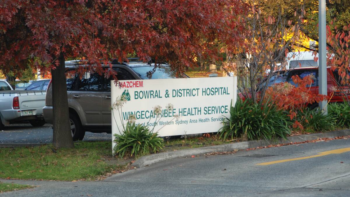 NSW Health Infrastructure responds to claims about the Bowral and District Hospital redevelopment on behalf of NSW Health and Regional Health Minister Ryan Park. Picture from file.
