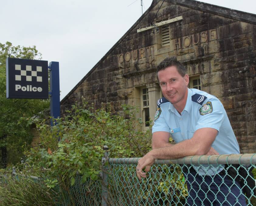 ON THE BEAT: Senior Constable Todd Cremer started in Kangaroo Valley on December 16. 