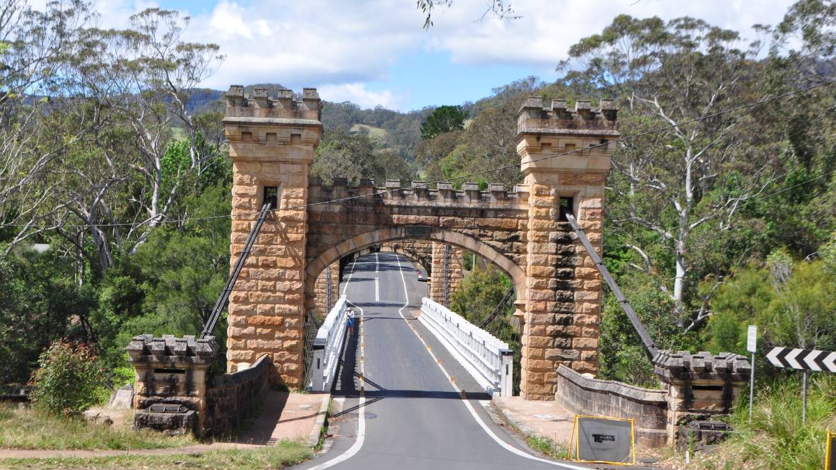BEAUTIFUL: Kangaroo Valley's historic Hampden Bridge closed for night work between February 2-4.