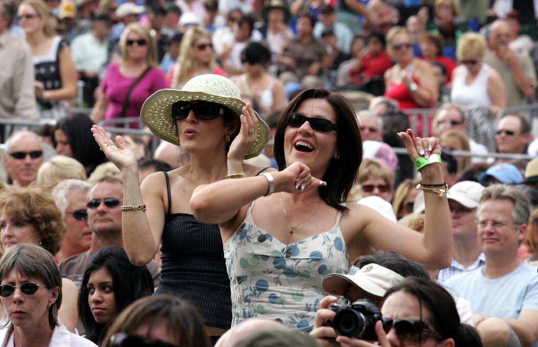 ACM file image of revellers at a previous A Day on the Green concert in Bowral. Picture: Orlando Chiodo