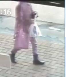 Police hope the woman pictured in this CCTV footage will be able to come forward and help with the ongoing investigation into Kathleen Lidden's whereabouts. Photo: NSW Police