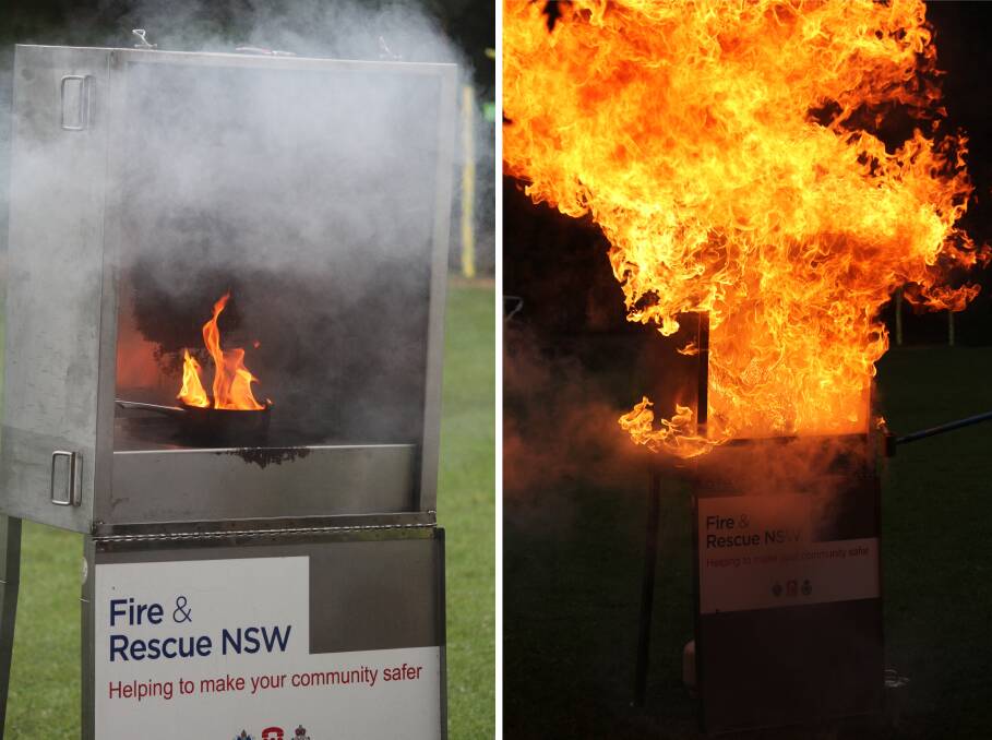 Kitchen fires can become out of control in a matter of minutes, which is why Fire and Rescue NSW has urged the community to keep looking when cooking.