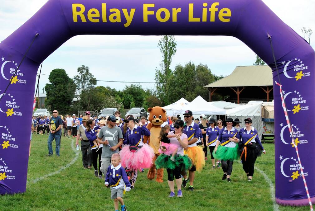 Lapping it up: The 2018 Relay for Life raised close to $150,000 for cancer research. Photo by Matt Welch