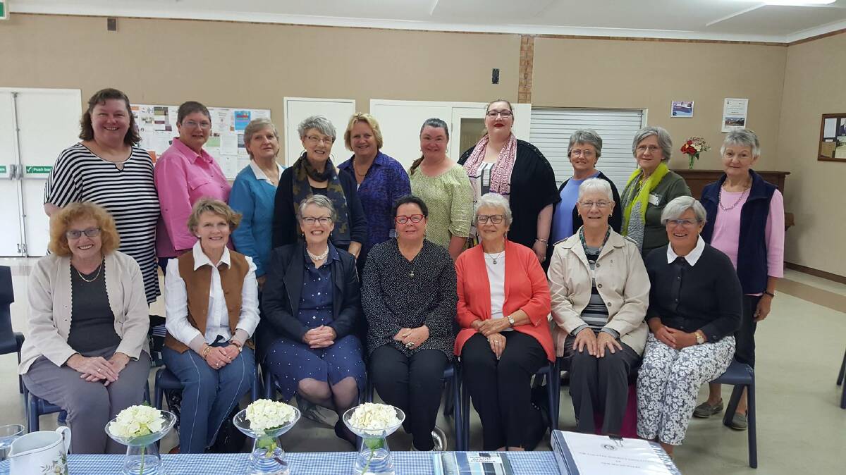 CWA Moss Vale: 24 women attended the inaugural meeting on December 5.