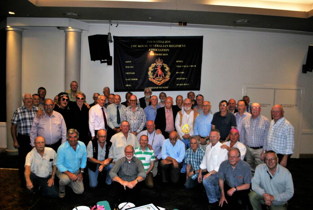Company reunion: Charlie Coy 2RAR Vietnam Veterans reunite every two years and in 2018 spent Remembrance Day weekend in the Southern Highlands.