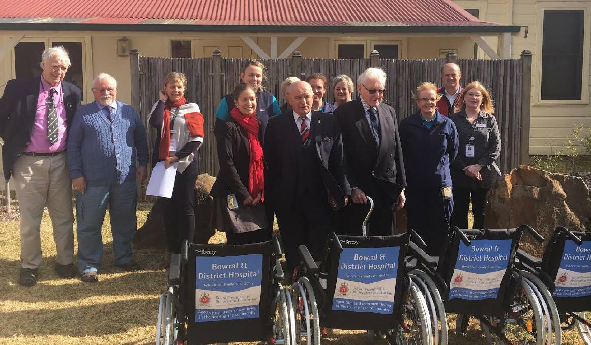 RFBI members presented a donation of 10 wheelchairs to Bowral Hospital on July 20.
