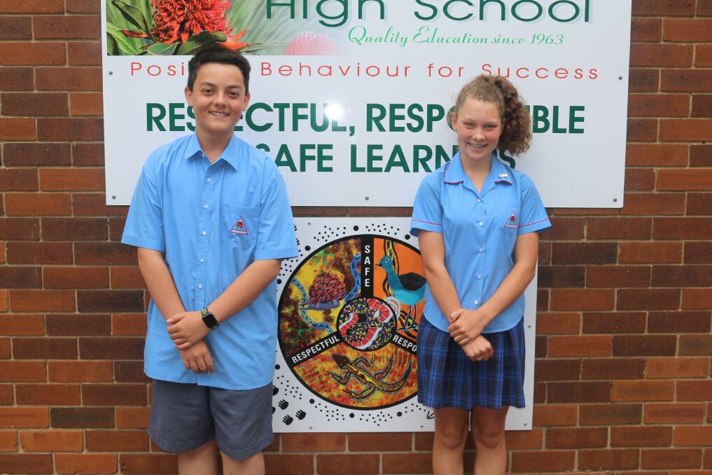 Moss Vale High School Year 9 students Colin Cooksley and Makayla Jones will be going to the 12 day Outward Bound Navigator course in the Southern Alps next year.
