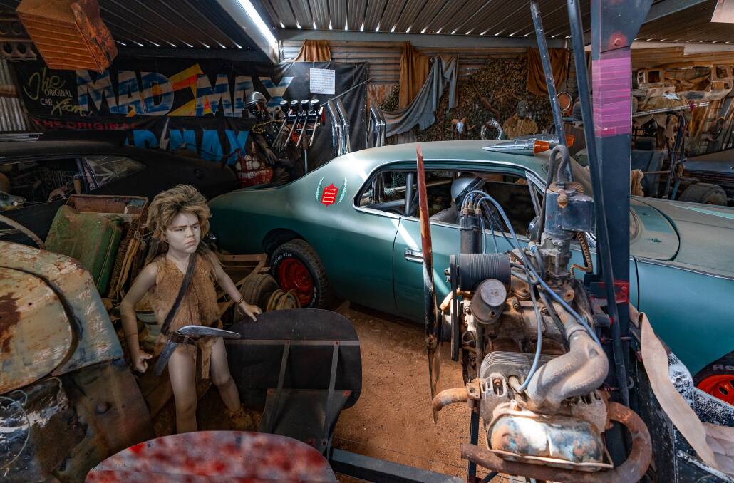 The Mad Max 2 Museum with an impressive collection of memorabilia from the movie.