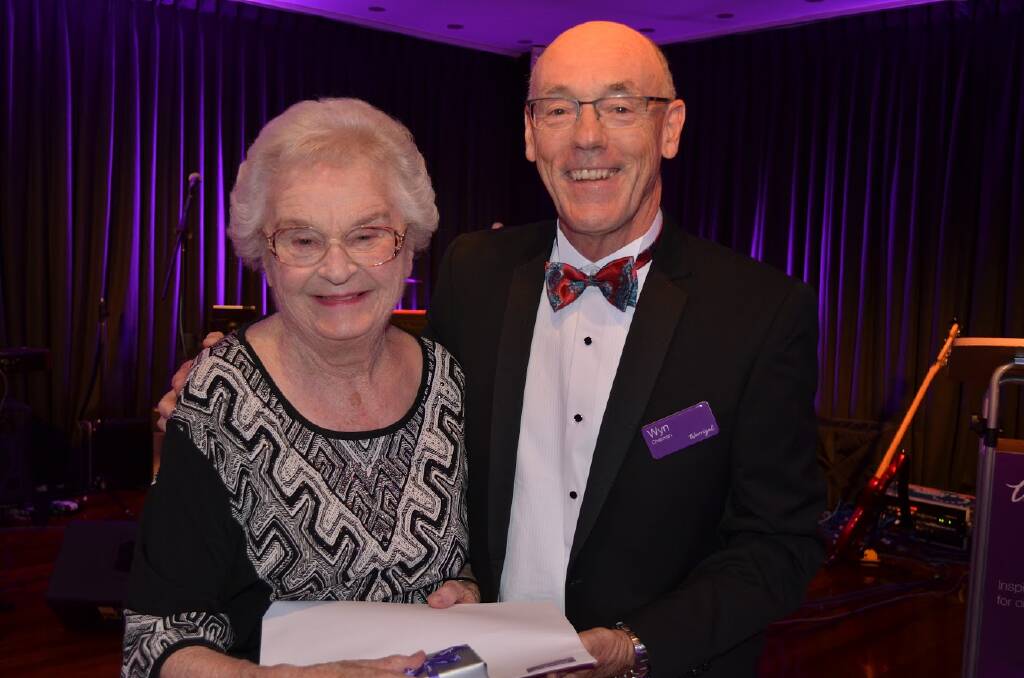 Inspiring: Long standing volunteer Mary Slater with Warrigal chair Wyn Janssen. 
