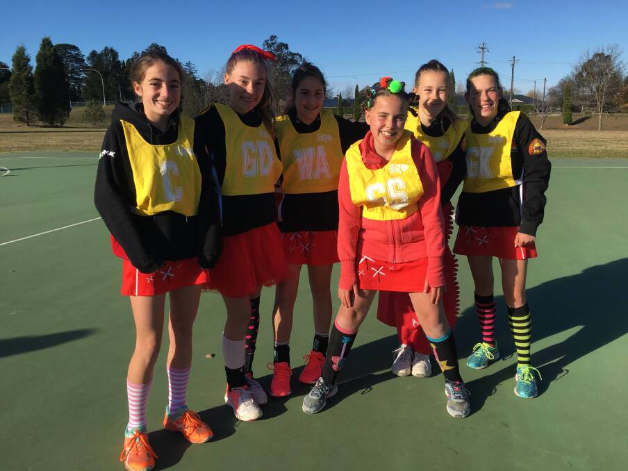 Fundraiser: Moss Vale Cadet White in their crazy socks to raise money for the Kids' Cancer Project. Photo: supplied.