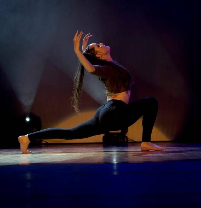 A love for the arts: Lucianna Spackman is drawn to the movement in dancing. Photo: Mike Frakes.