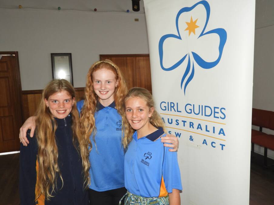 Moss Vale Girl Guides raise funds for the upcoming camp.