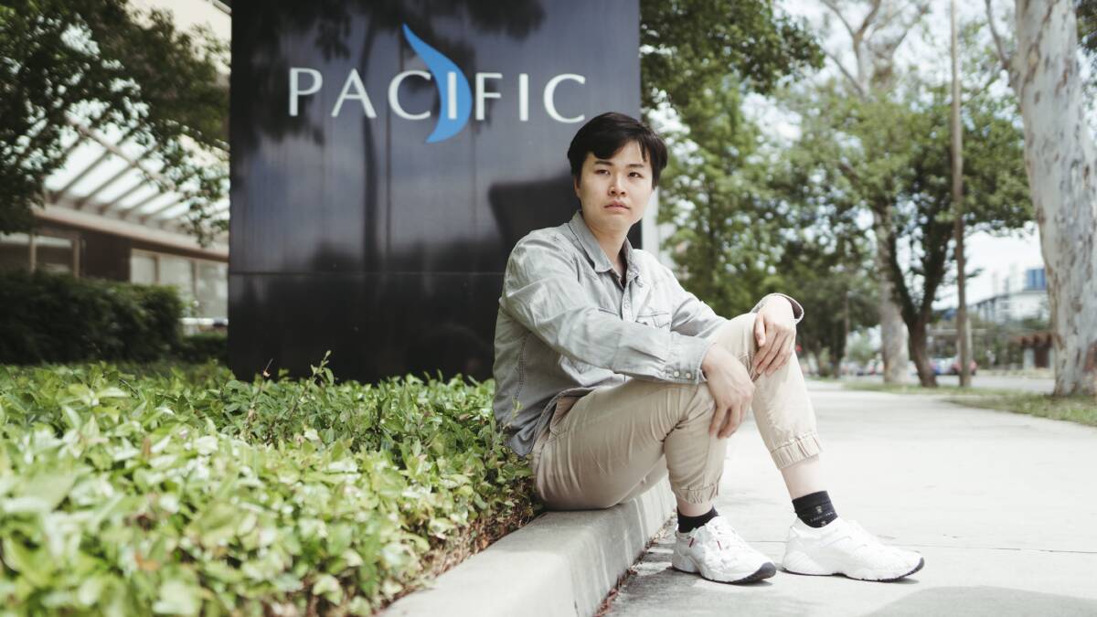 Pacific Suites resident Justin Weng was told several days after signing a lease that the hotel would be used for COVID-19 quarantine, almost a week after the decision had been made. Picture: Dion Georgopoulos