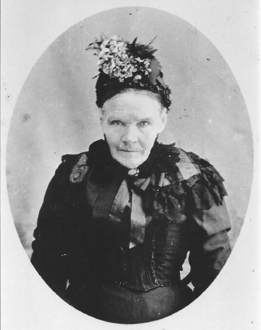 FAMILY PIONEER: Priscilla Noble, pictured in later years, married David Missingham. They moved to Jambaroo in 1863. Photo: W OSullivan