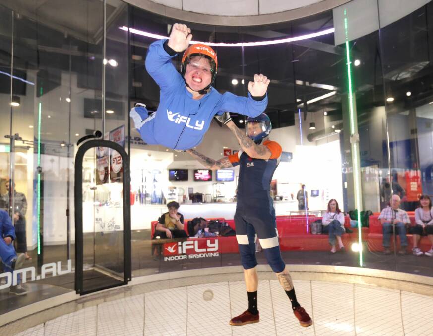 Maddie recently tried indoor skydiving and loved it! 