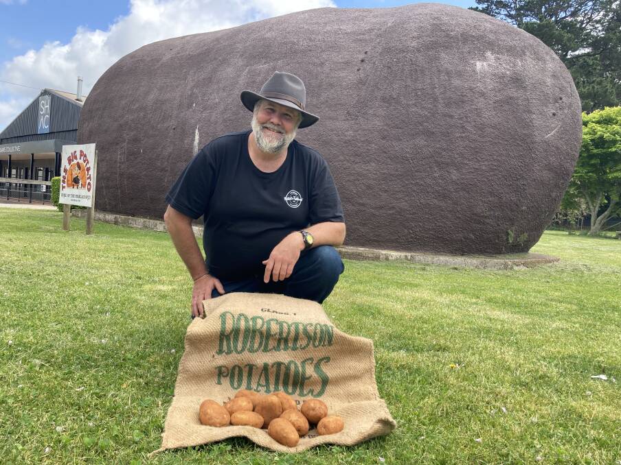 Gary Fitz-Roy, the man behind the Robertson Potato Festival, is hoping the event will whip up tourism interest across the district. Photo: Michelle Haines Thomas