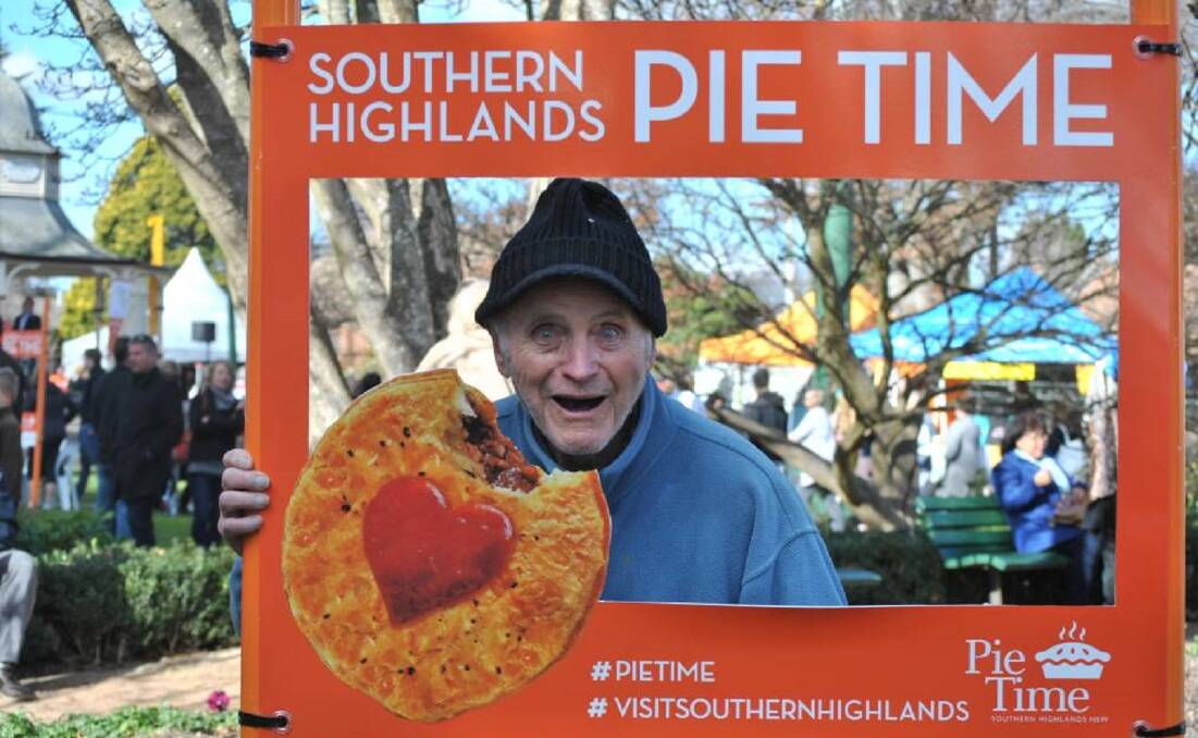 TUCK IN: Last year, pie enthusiasts chomped their way through 100,000 pies at the Southern Highlands Pie Time.