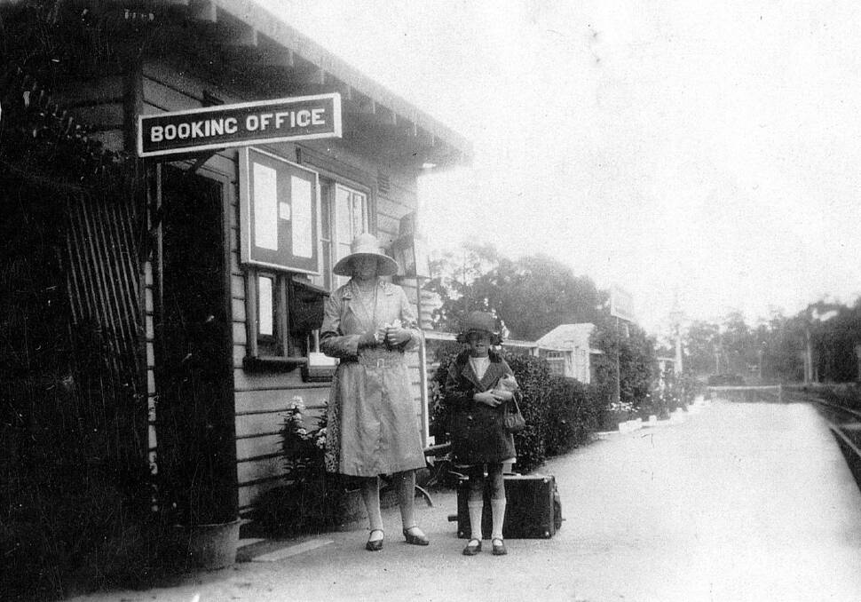 VILLAGE STOP: Yerrinbool Station opened in July 1919 on the Southern Rail's new section via Bargo, seen here in 1920s. Photo: courtesy Jan Heslep, Yerrinbool.