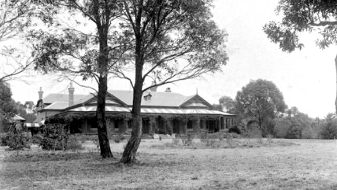 GREAT FOR FETES: Rotherwood, the Bennett’s country residence at Sutton Forest, in 1890s. Photo: Allen collection, Mitchell Library.