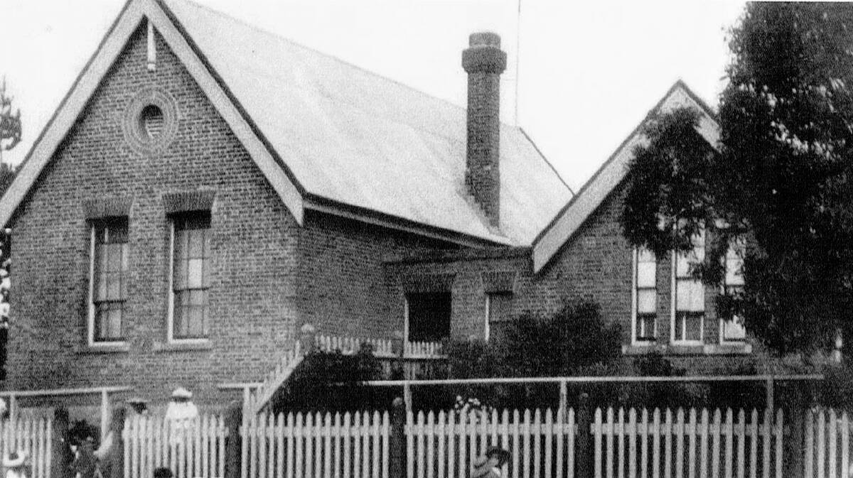 PRIMARY EDUCATION: Moss Vale Public School building in early 1900s. Photo: D Baxter