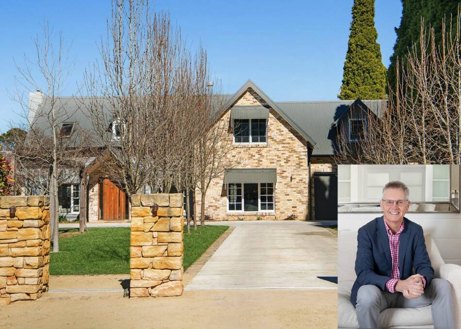Craig Symons from Di Jones Real Estate with the Burradoo property that sold in September for $3.225 million.
