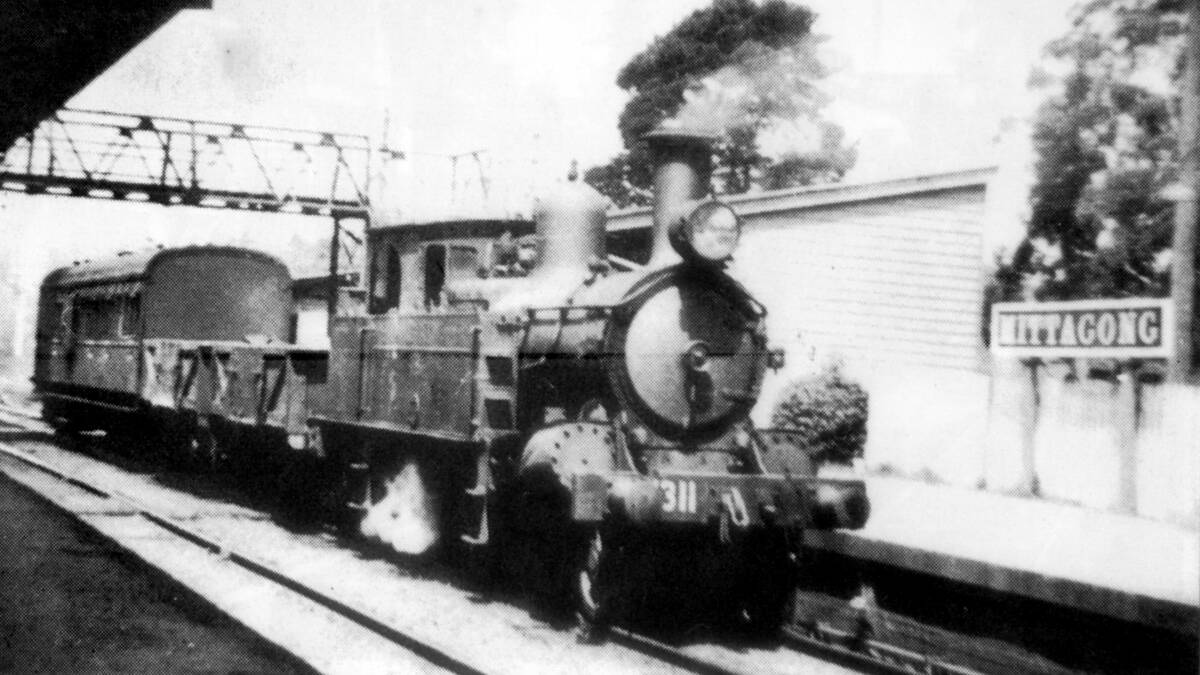 LOCAL SERVICE: A mixed Loop Line train pulling into Mittagong in 1950s. Photo: BDH&FHS.