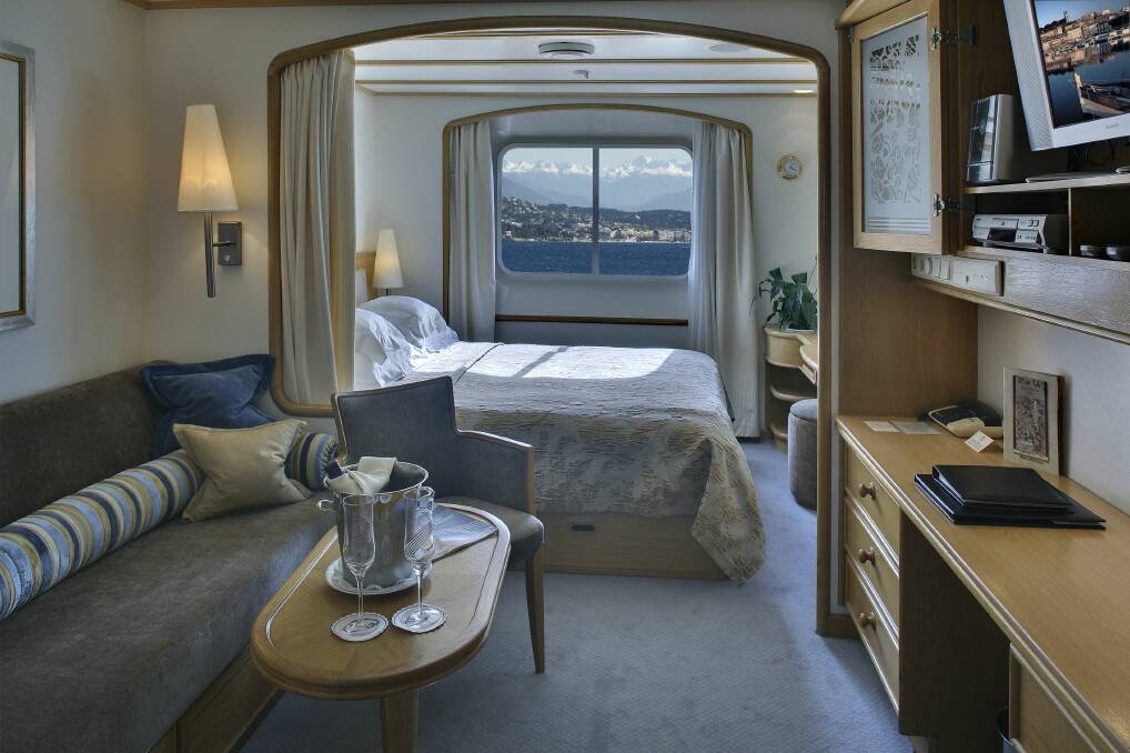 Stateroom with a view. Photo: Michael Osborne.