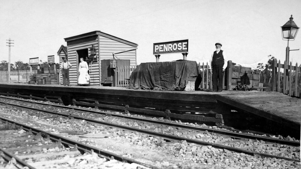 ORIGINAL STOP: The first Penrose Station which operated until 1915. Photo: Bundanoon History Group.