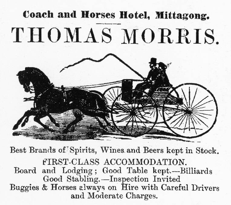 PUB'S HEYDAY: Mittagong's Coach and Horses was at the corner of Berrima Road and Pioneer Streets. The publican in 1891 was Fred Kingham, with Thomas Morris having been licensee from 1886 to 1890, then of the Exchange Hotel. The Coach and Horses was de-licensed in 1896, then used as a guest house and demolished in the early 1900s.