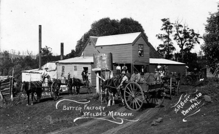 ENTERPRISING EFFORT: Seery and Hayter helped run cooperative butter factories including this one established at Wildes Meadow in 1889. Photo: BDH&FHS.