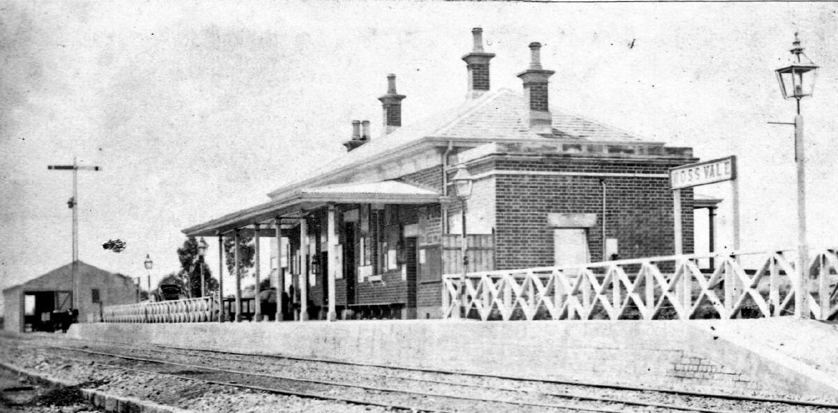 MAKESHIFT PO: Early view of Moss Vale Station where, despite protests, the post office opened in 1871. Photo: David Baxter.