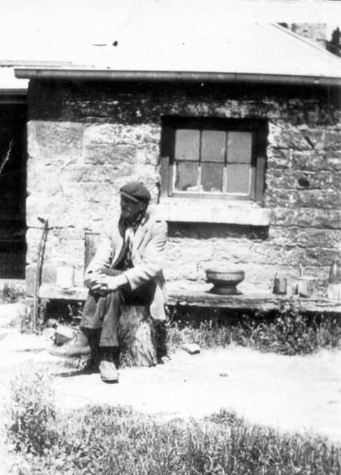 ONCE AN INN: At former Black Horse Inn is Tom Quigg whose family owned it in 1930s. Photo: W Quigg.