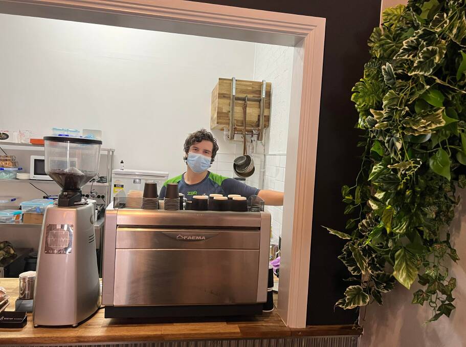 Barista Sam Losurdo will be cranking out great coffee for all. Photo: supplied