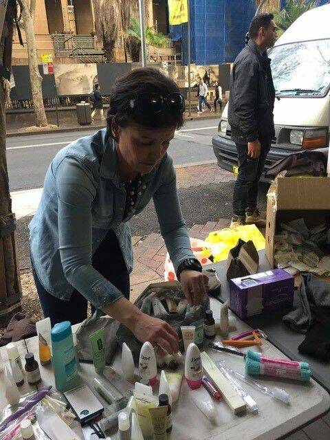 SUPPORT: Simona Angeli of Exeter Branch has actively involved her branch in a project to support homeless people.