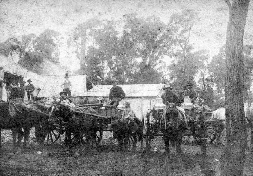 COMBINED EFFORT: An early local butter factory, perhaps at Kangaloon, c1890. Photo: BDH&FHS.