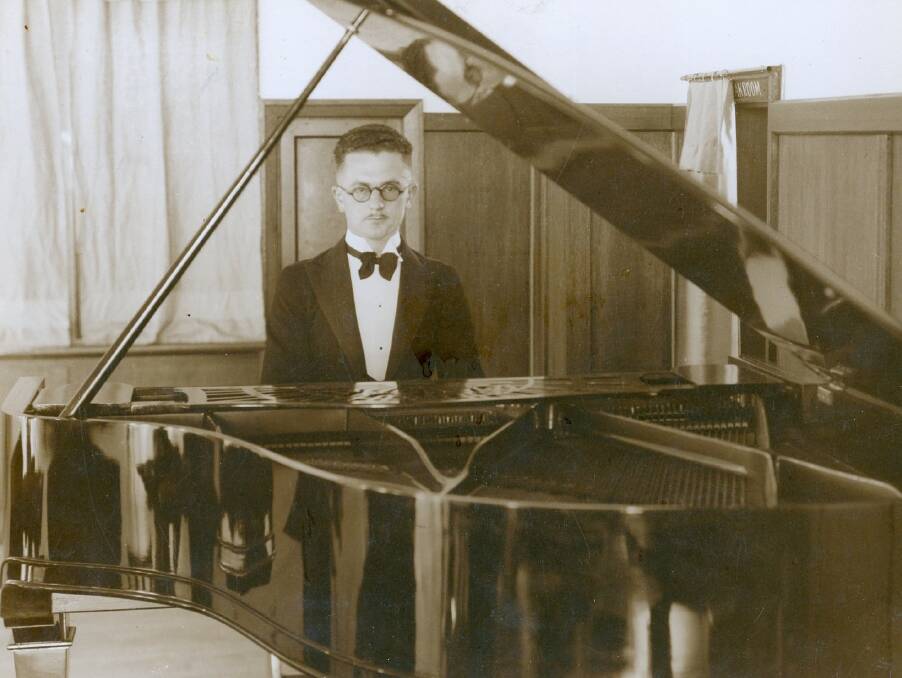 MULTI-TALENTED: Jack Parry studied music and played numerous instruments. As well as being a solo pianist, he had a jazz band and wrote music. Photo: BDH&FHS.