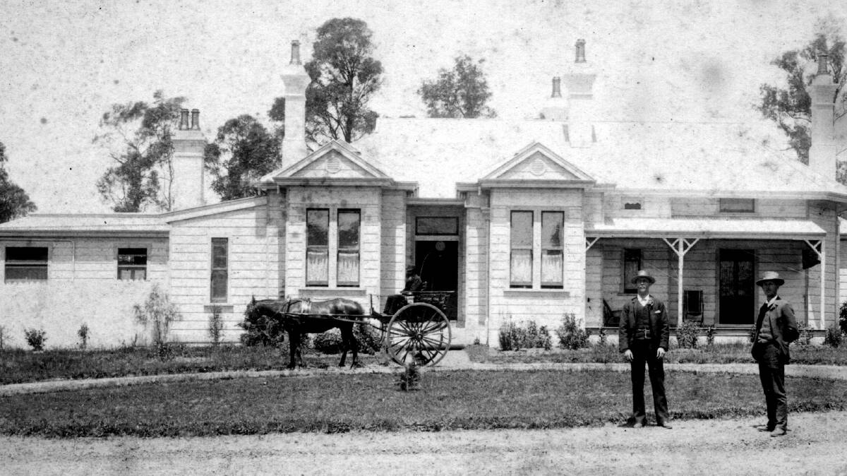 IN SERVICE: An early view of the district’s cottage hospital at Bowral, c1900.