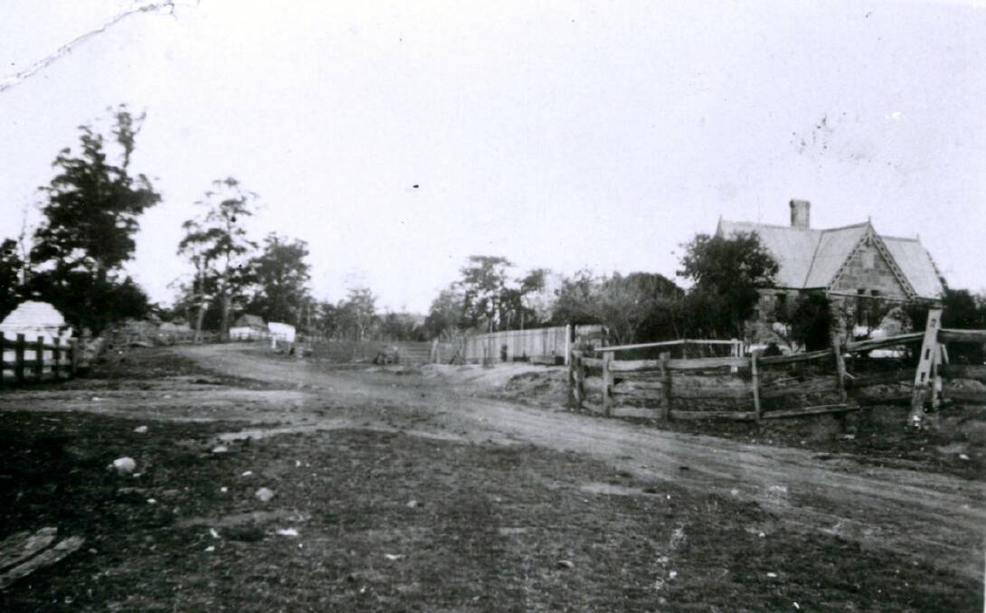 ON GUARD: Gatehouse on Southern Railway near Meryla Siding, c1900, at level crossing for a track linking Sutton Forest and Meryla Pass. Photo: BDH&FHS.