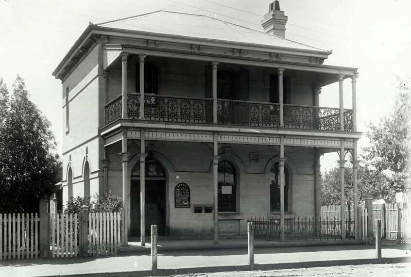 BRAND NEW: Bowral's Post & Telegraph Office as it looked when opened in May 1887. Photo: State Records NSW.