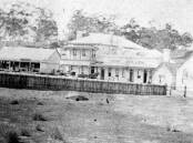 GOOD PROSPECTS: At Moss Vale, John Cullens Royal Hotel (the two-storey building), Railway Store bearing his name and Meeting Hall, c1880. Photo: BDH&FHS.