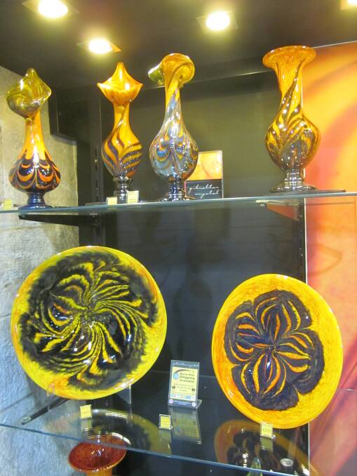 Ornate glass souvenirs make the Gibraltar stopover all  worthwhile. Photo: Malcolm Andrews