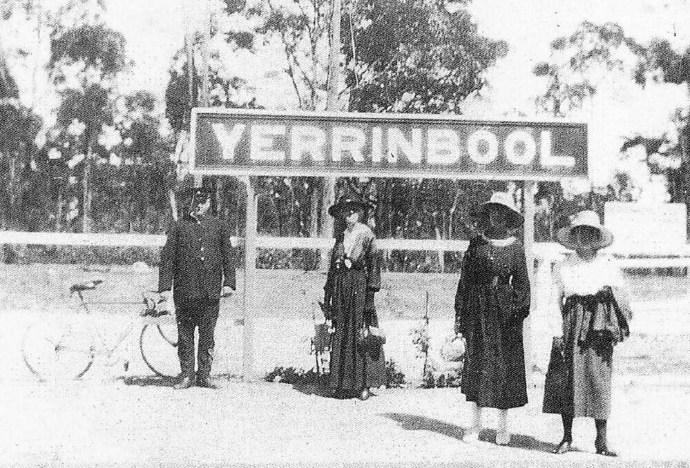 NEW STATION: Pictured in the 1920s is the new Yerrinbool railway platform. Photo: courtesy Jan Heslep, Yerrinbool.